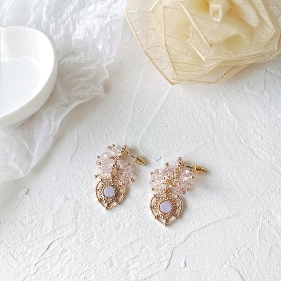 💕Last one PINK HEART EARRINGS - Picture 3 of 7